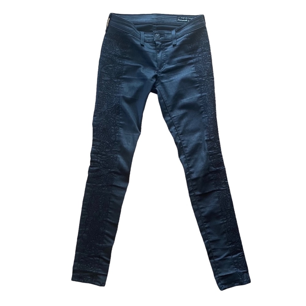 Rag & Bone Floral Embroidered Jeans Intermix - Size 25